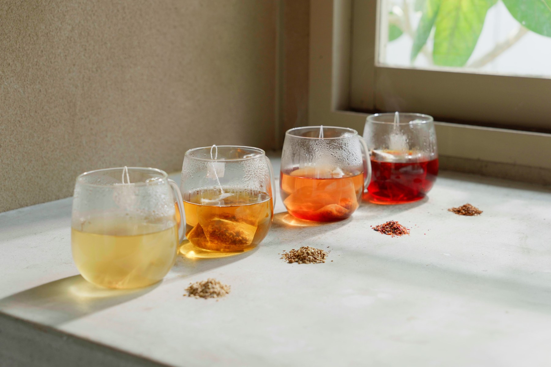 発信素材として使用したお茶のビジュアル